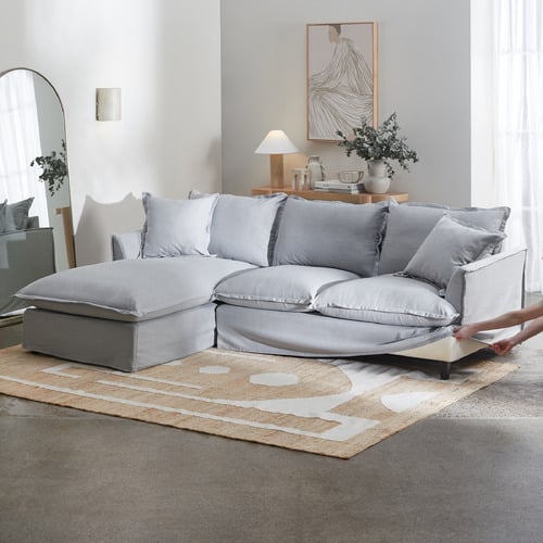 Removable Cover Set Only for Softy 3 Seater with Chaise
