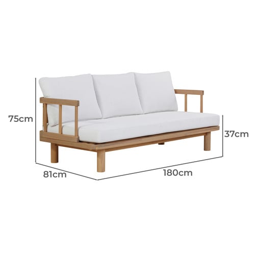 Burleigh Acacia Wood Outdoor Daybed