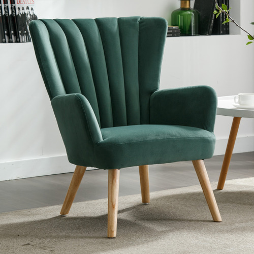 Temple & Webster Elyse Velvet Armchair