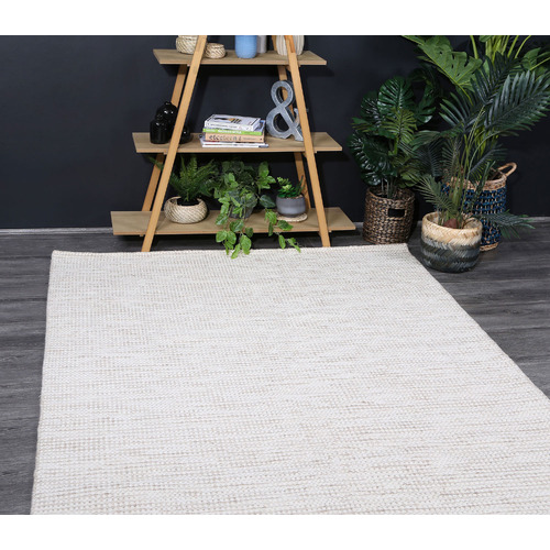 Beige Nordic Reversible Wool Rug