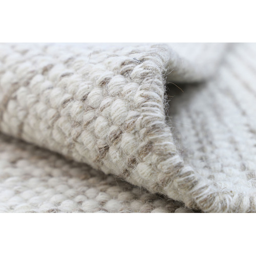 Beige Skandi Wool Rug