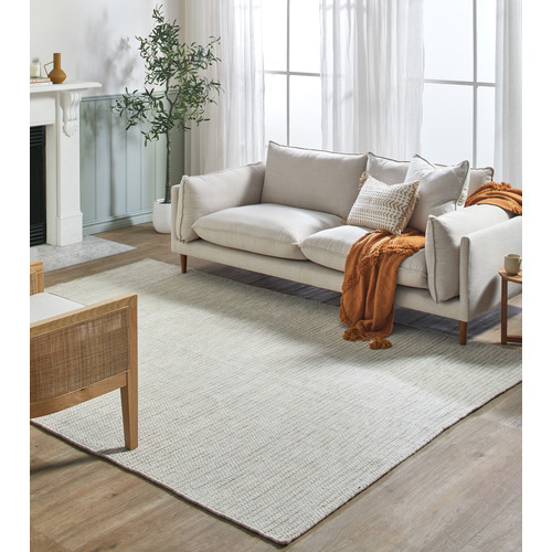 Beige Skandi Wool Rug