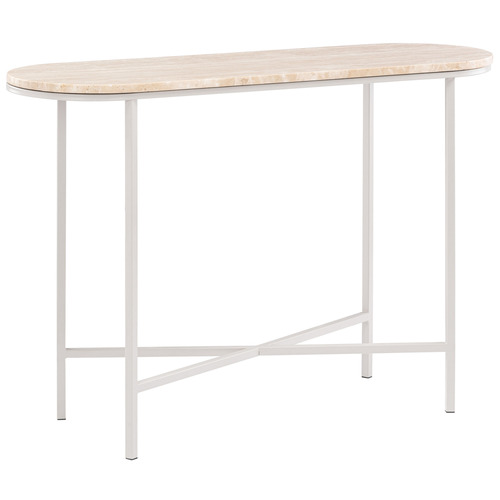 Sabrina Travertine Console Table