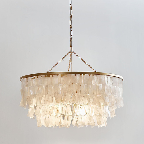 Mira 3 Light Capiz Shell Pendant