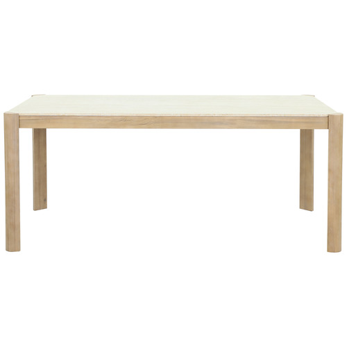 Carla Tavertine-Look Outdoor Dining Table