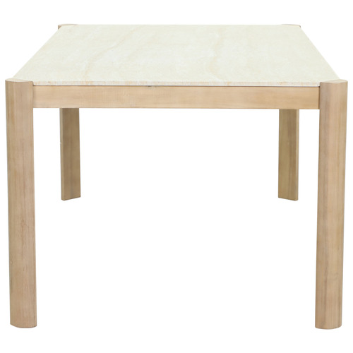 Carla Tavertine-Look Outdoor Dining Table