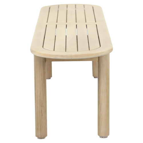 3 Seater Corfu Acacia Wood Outdoor Bench