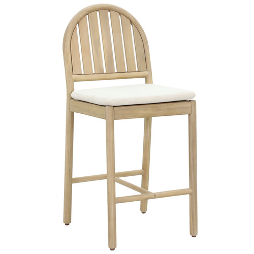 67cm Corfu Acacia Wood Outdoor Bar Stools