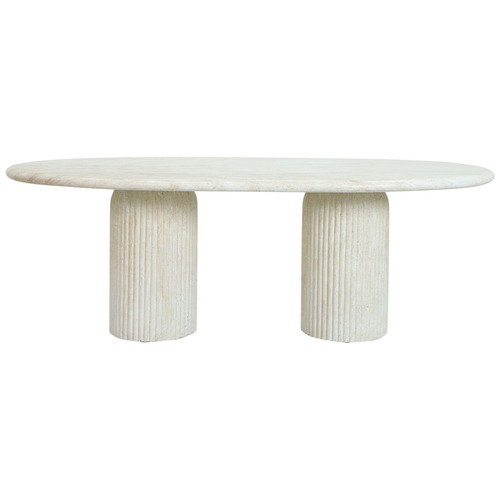 8 Seater Hallie Terrazzo Outdoor Dining Table