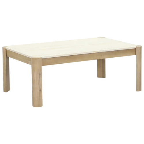 Carla Tavertine-Look Outdoor Coffee Table
