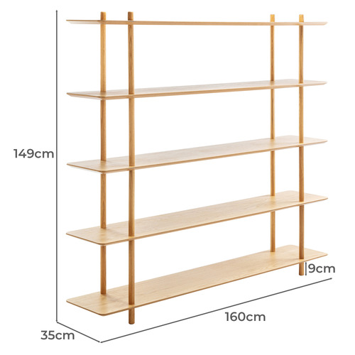 Banjo 5 Tier Bookcase
