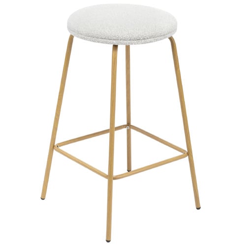 68cm Nedda Boucle Bar Stools
