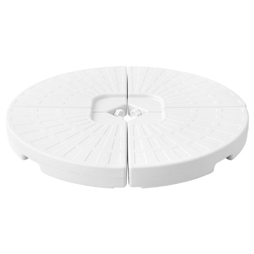 White Cantilever Umbrella Base
