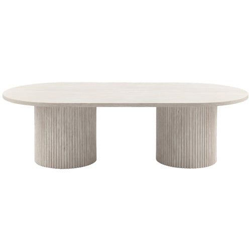 Tilly Travertine-Look Coffee Table