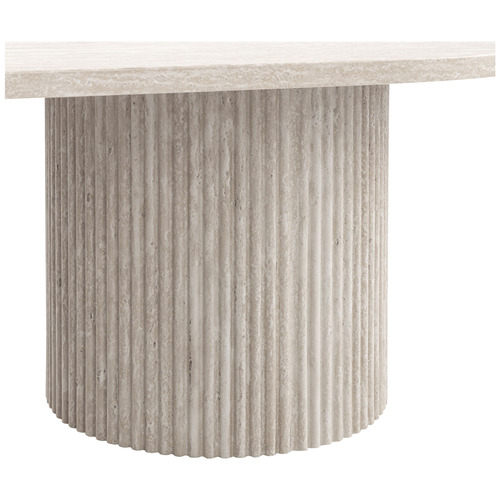 Tilly Travertine-Look Coffee Table