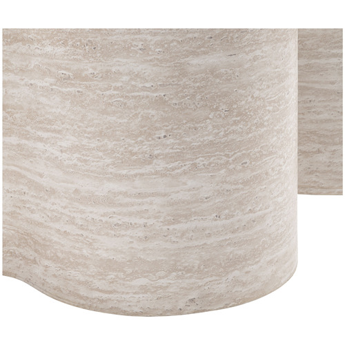 Willow Travertine-Look Coffee Table