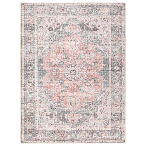 Ishana Vintage-Style Machine Washable Cotton Rug