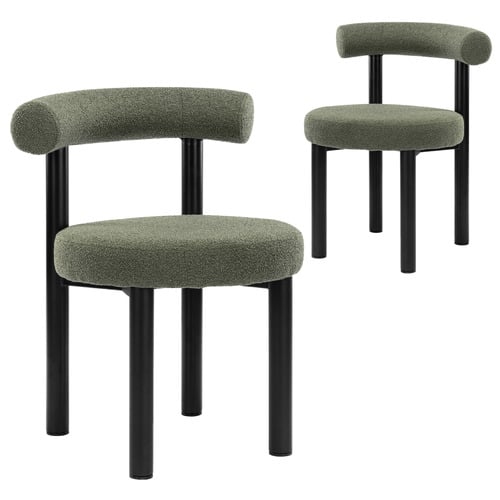 Roselin Boucle Dining Chairs