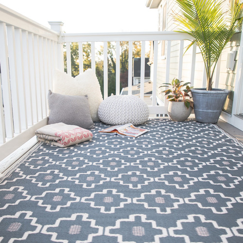 Grey Copenhagen Reversible Outdoor Floormat