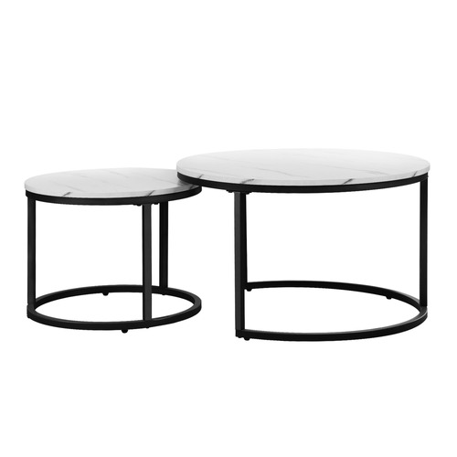 Temple & Webster 2 Piece Heidi Nesting Coffee Table Set
