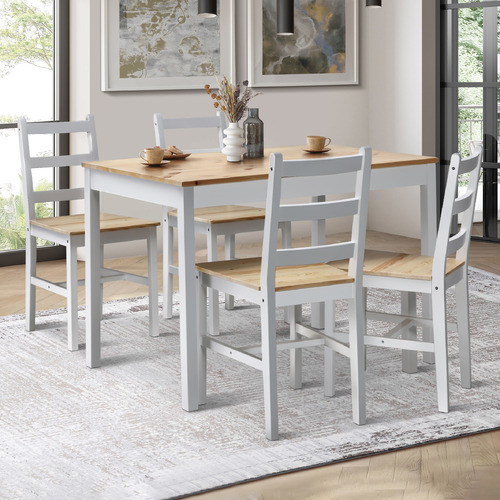 4 Seater Abriana Dining Table & Chair Set