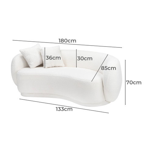 Horowitz 3 Seater Sherpa Sofa