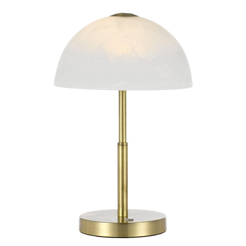 Marla Iron & Glass Touch Table Lamp