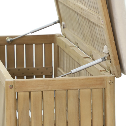 Portsea Acacia Wood Outdoor Storage Bench
