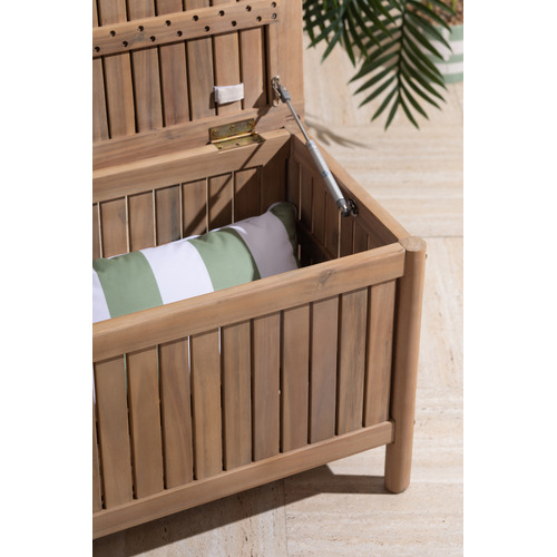 Portsea Acacia Wood Outdoor Storage Bench