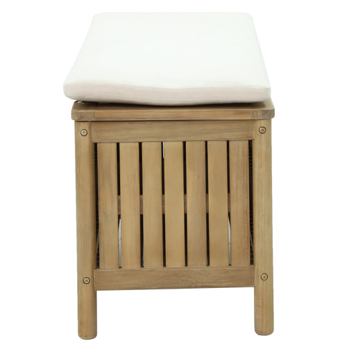 Portsea Acacia Wood Outdoor Storage Bench
