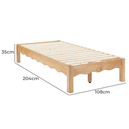 Evelyn Wavy King Single Bed