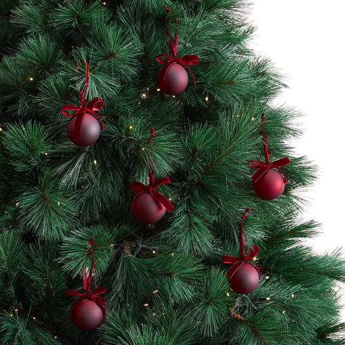 Set-of-6-Velvet-Bow-Glass-Baubles