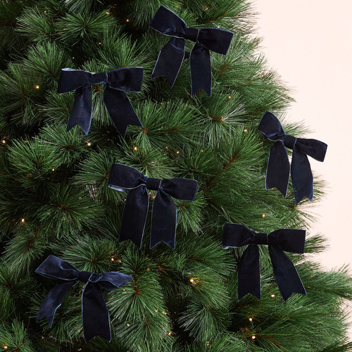 Set-of-6-Velvet-Bow-Christmas-Tree-Clips