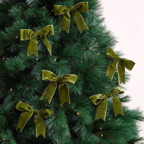 Set-of-6-Velvet-Bow-Christmas-Tree-Clips