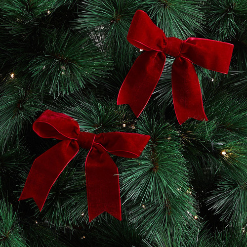 Set-of-6-Velvet-Bow-Christmas-Tree-Clips