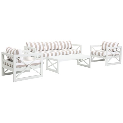 Hamptons Aluminium Outdoor Coffee Table