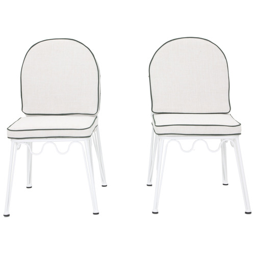 Shelly Steel Outdoor Dining Chairs