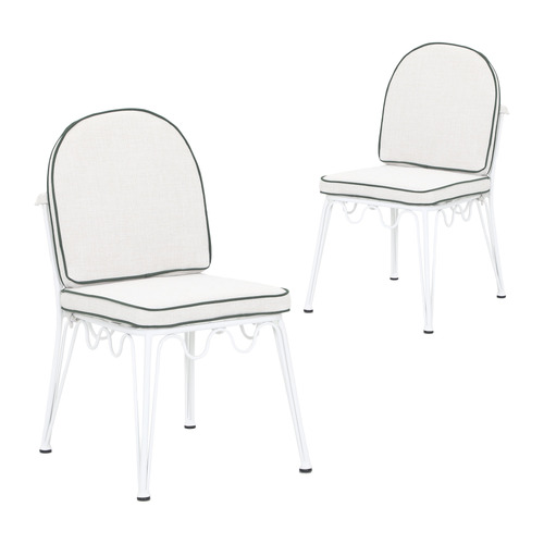 Shelly Steel Outdoor Dining Chairs