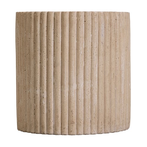 Audrey Cast Stone Outdoor Side Table