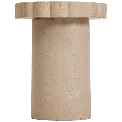 Clovelly Cast Stone Outdoor Side Table