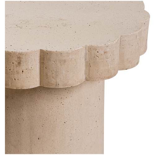 Clovelly Cast Stone Outdoor Side Table