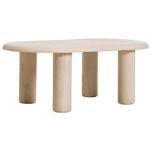 Byron Cast Stone Outdoor Coffee Table