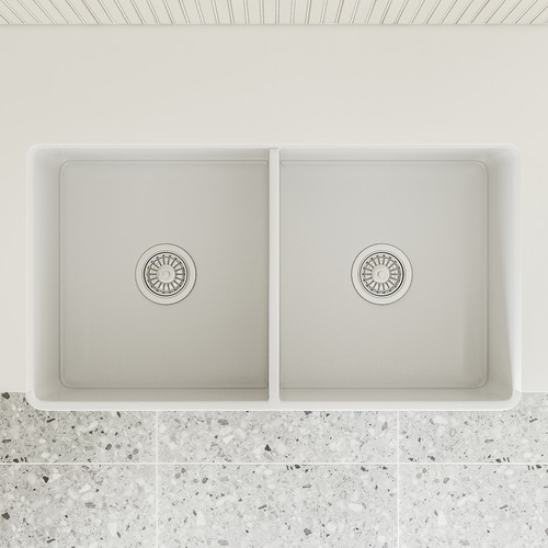 Bowral Double Fireclay Farmhouse Sink
