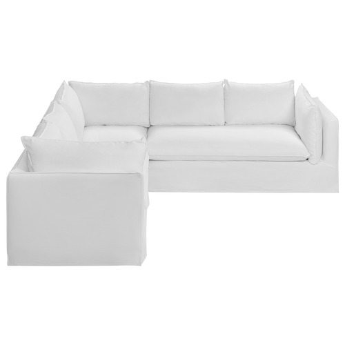 Jude 5 Seater Slipcover Corner Sofa