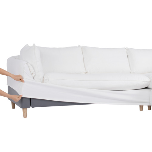 Jude 5 Seater Slipcover Corner Sofa