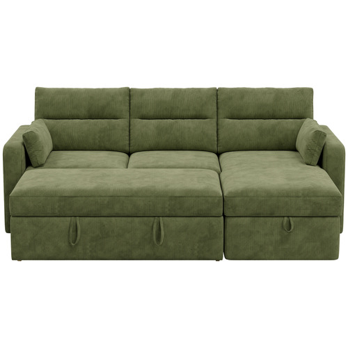 Carter 4 Seater Queen Sofa Bed with Reversible Chaise