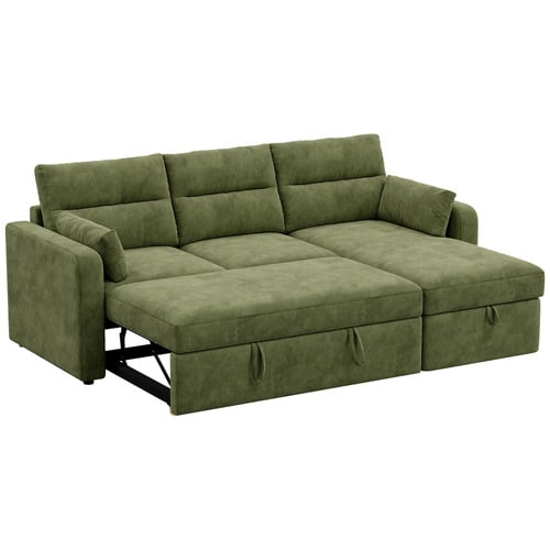Carter 4 Seater Queen Sofa Bed with Reversible Chaise