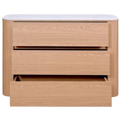 Carlton Faux Marble 3 Drawer Chest
