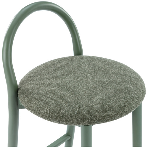 65.5cm Lottie Arched Solid Beech Wood Bar Stool