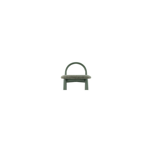 65.5cm Lottie Arched Solid Beech Wood Bar Stool